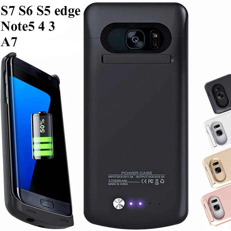 NEWDERY-For-Samsung-S5-S6-S7-edge-S8-Plus-Power-case-4200mAh-External-Battery-Charger-case