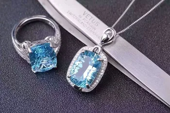 

Qi Xuan_Blue Stone Fashion Jewelry Set_Finger Rings_S925 Solid Sliver Blue Stone Jewelry Set_Manufacturer Directly Sales