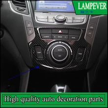 Car styling AC Control Panel Trim For Hyundai Santafe IX45 2013-2016 Air conditioning control panel cover trim Car Accessories