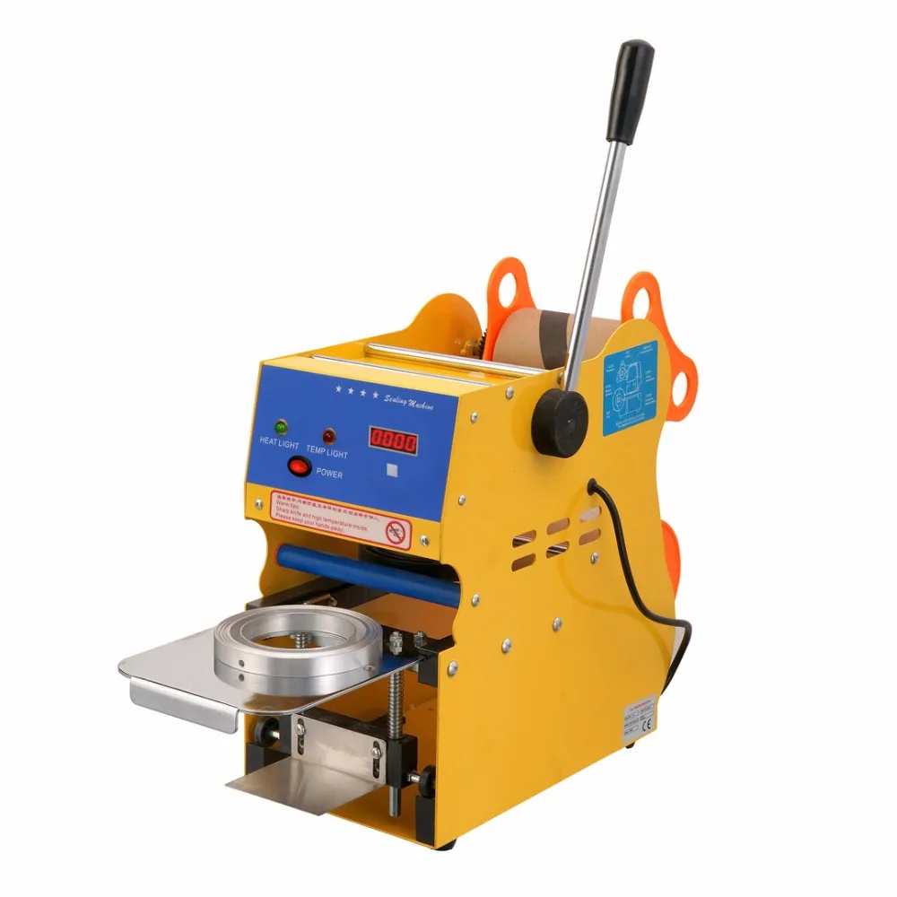 75mm / 95mm / 90mm Manual Plastic Cup Sealer Sealing Machine 110v