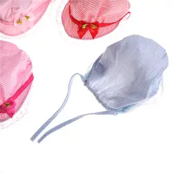 Летняя кружевная шапочка с бантом для новорожденных и малышей, Пляжная шапочка