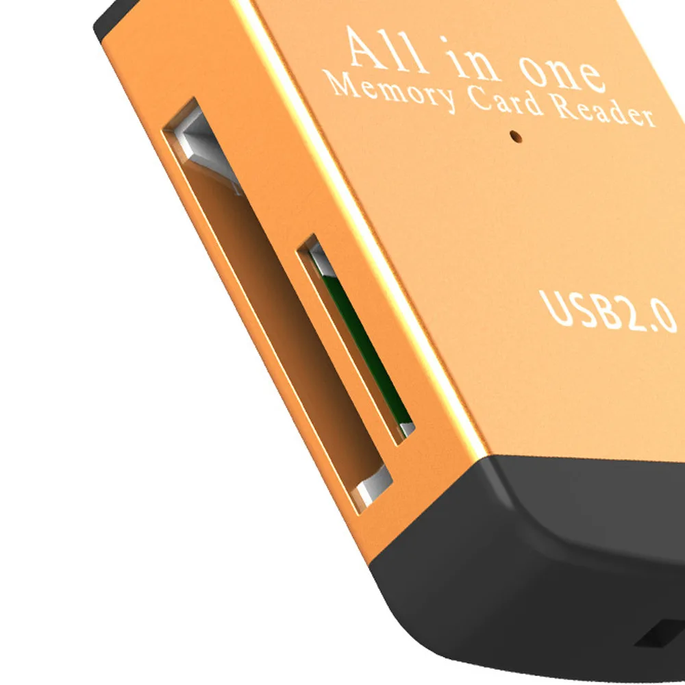 

USB2.0 4-in-1 Compact Flash Multi Memory Card Reader Adapter TF MicroSD MS m4