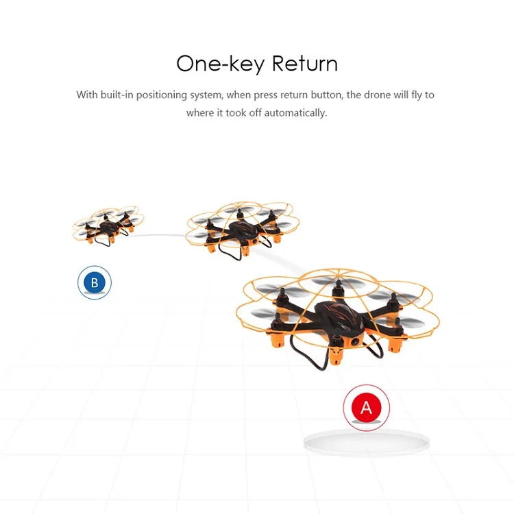 WLtoys Q383-B wifi FPV 0.3MP HD камера Радио пульт дистанционного управления RC Дрон Безголовый режим Мини RC Мультикоптер RTF Вертолет детские игрушки