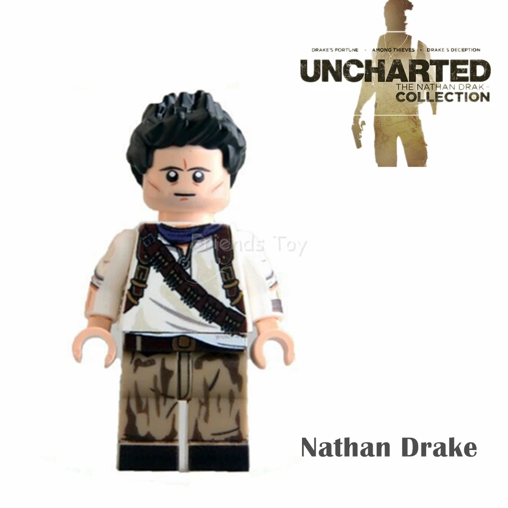 

Uncharted Nathan Drake Building Compatible With Lego Movie Figure Blocks