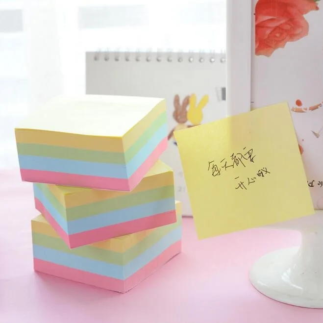 Хит продаж 400sheets. пакет акции Kawaii Новинка конфеты цвет удобно толщиной Memo Sticky Pad Примечания. студентов подарок приз. off