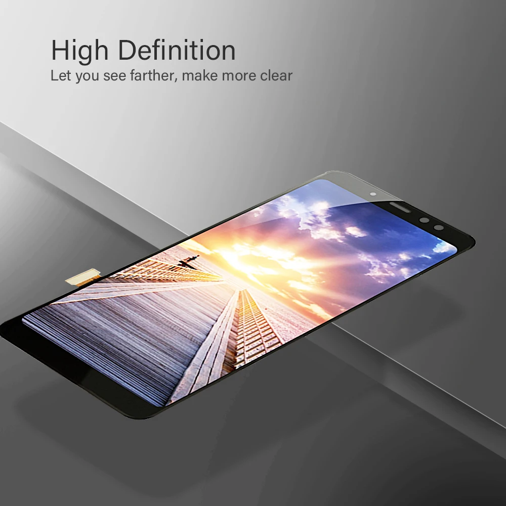 Качественный ЖК дисплей для Samsung Galaxy A8 Plus 2018/A730 сенсорный экран A730F A730F/DS A730