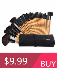 Macio para Sobrancelhas Capa com Estojo Kit de Ferramentas Profissional com 32 Pinceaux + 1x Vander Batom Rosa Cosméticas Peças Maquiagem Pincel Kabuki Livre 9 Beleza e saúde