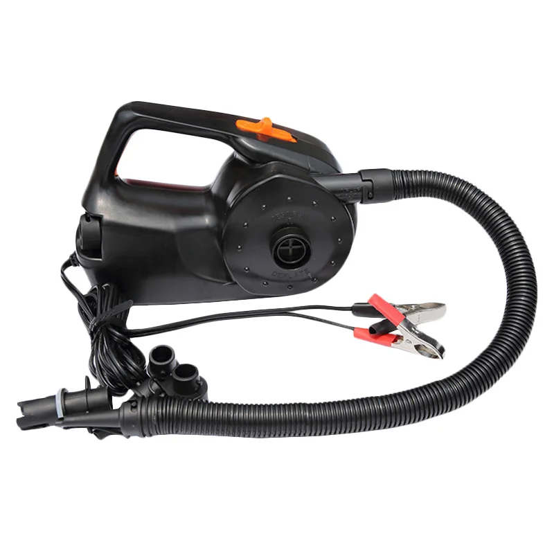 

12V 100W Car Rechargable Pump Electric Inflatable Air Pump For Kayak Boat Air Cushions Ball