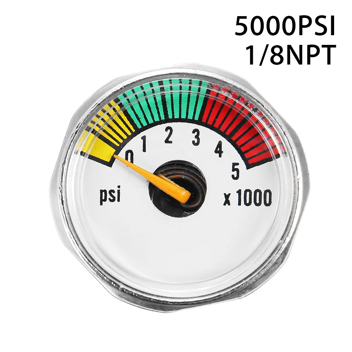 3/5/10 шт. 5000 PSI Мини Micro PCP Пейнтбол воздуха CO2 бак Давление датчик 1/8NPT темы манометр Пейнтбол Аксессуары