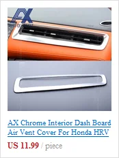 AX автомобильный Стайлинг хром спойлер для Заднего ветрового стекла крышка отделка сторона треугольник наклейка стойки литье для Honda Vezel HR-V HRV