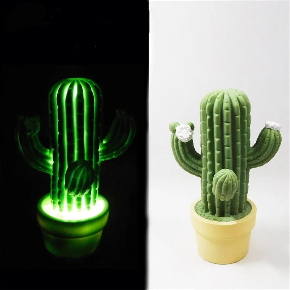 Innovative-Green-Cactus-Led-Night Light-Children-Led-Lamps