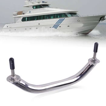 

beler New Durable Silver 12 inch Great Stainless Steel Polished Grab Handle Handrail Boat Marine Yacht Hardware Replacement