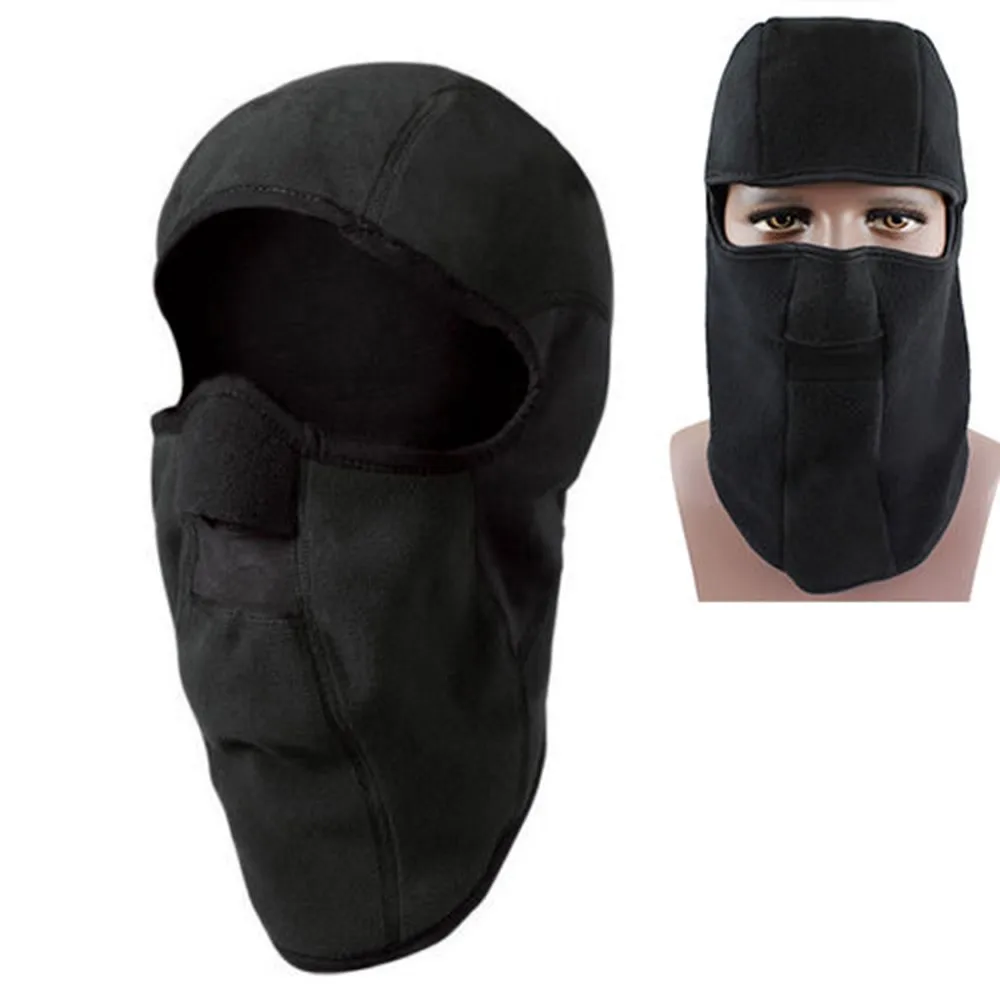 Tactical Full Face Mask Hood Balaclava Headgear Caps Black Hunting Hat