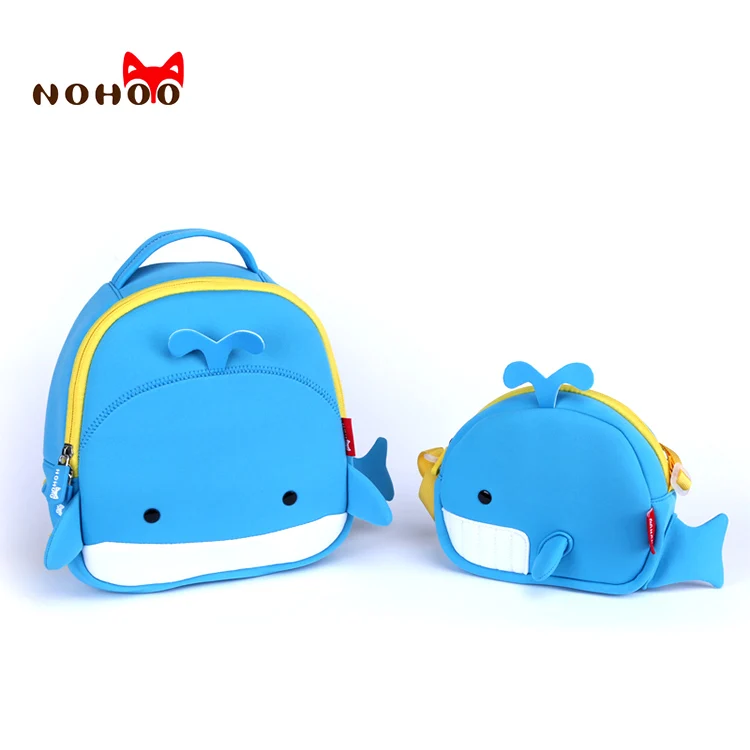 NOHOO 3D school bags kids bags for boys 2 7 year old backpack high