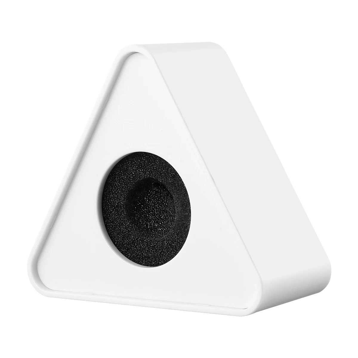 LEORX 1 микрофон для компьютера логотип станция ABS Портативный треугольный микрофон питания держатель для флажка для ежедневного интервью репортёр