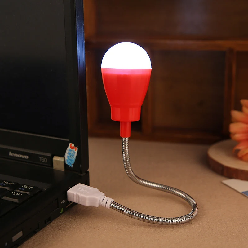 

Powerbank USB LED Night Light Mini Notebook Nightlight Desk Reading Lamp For PC Mobile Power Telescopic Luminaria Computer
