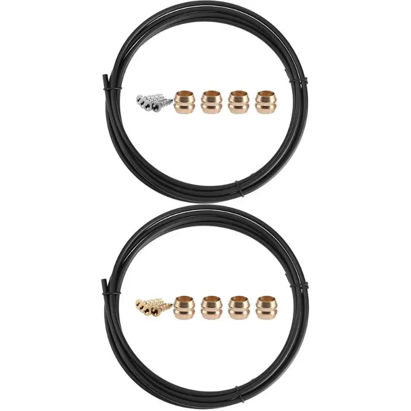 

Bicycle Hydraulic Disc Brake Hose w/ Olive+Connector Insert Set 2500*5*5mm