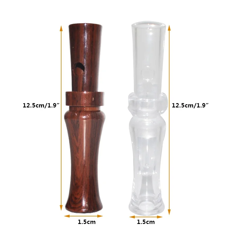 Outdoor Shooting Hunting Wooden Plastic Duck Whistle Duck Decoy Call Mallard Drake Calls Duck Caller Pheasant Mallard GMT601