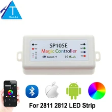 SP105E Magic Controller Bluetooth 4.0 DC5-24V 2048 Pixels for WS2811 2812 2801 6803 IC LED Strip Support IOS / Android APP
