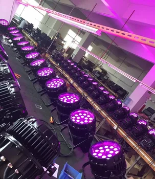 

8lot dmx wash lyre ip65 outdoot par led rgbwa uv 18x18 led zoom par rgbwa+uv led par ip65