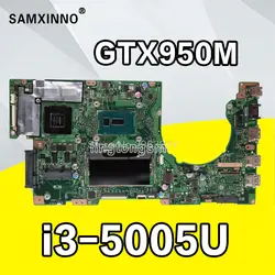 K501LX материнской i3-5005U 4 ГБ для ASUS K501L K501LB K501LN A501 Материнская плата ноутбука K501LX плата K501LX тест материнских плат ОК