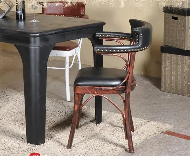 003 твердой древесины барный стол и стул. Небольшой круглый стол барстул - Цвет: 4