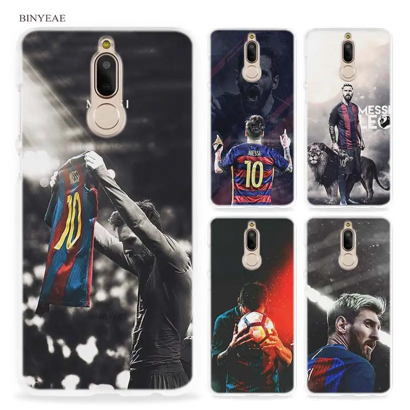 

BINYEAE Lionel Messi Hard Clear Case Cover for Huawei Mate 10 P8 P9 Lite Y5 II Y6 Y3 2017 Mini Honor 9
