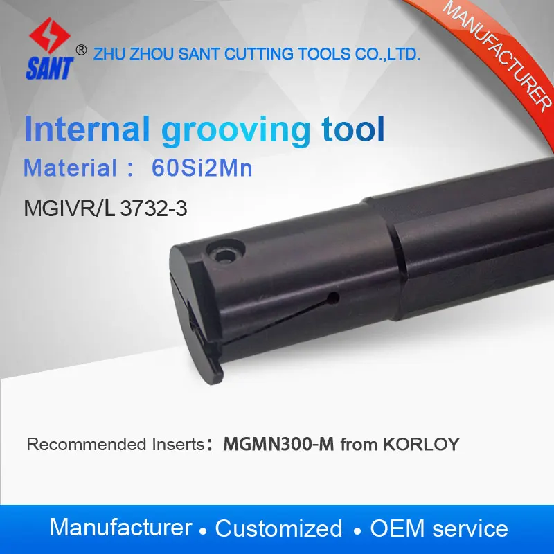 

Internal Grooving tool,Grooving Holder,CNC Cutting tools MGIVR3732-3 matched inserts MGMN300-M grooving tool holder MGIVR2925-2