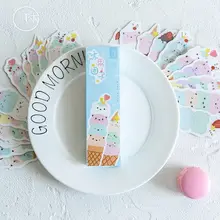30 шт./партия, закладка Climemo, милый Icecream Bookmarks для книжных маркеров, подарочный канцелярский школьный офисный