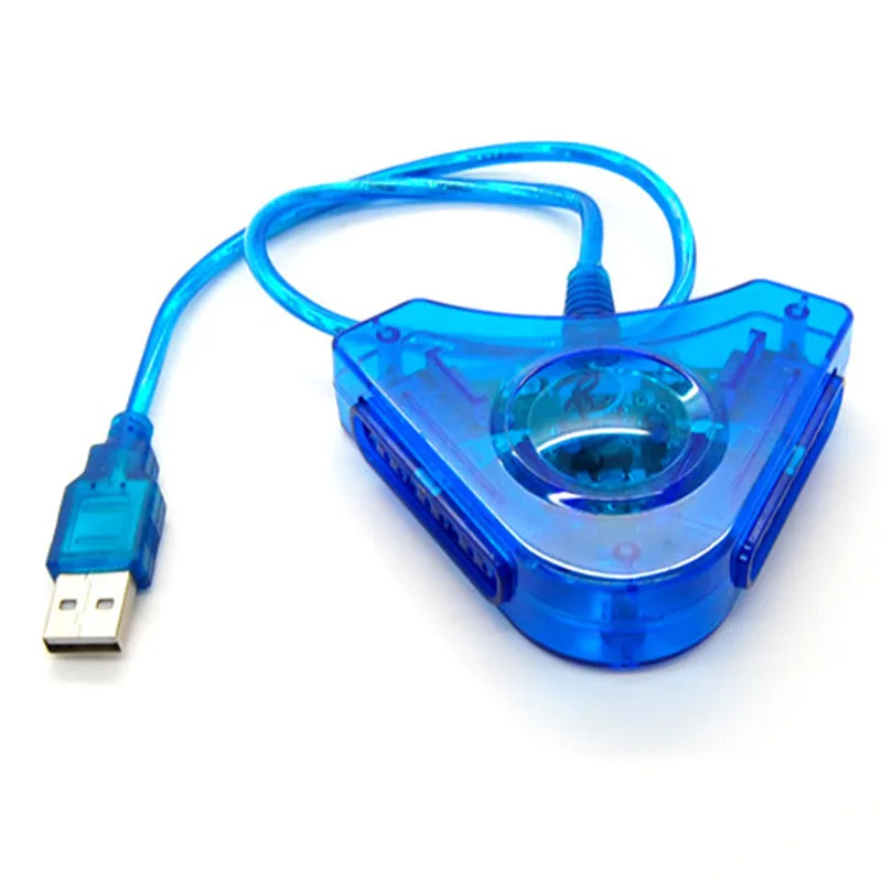 

Adapter for PS1 / PS2 Playstation 1 2 To PC USB Game 2 Controller Converter Gamepads Dual Pads