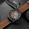 CURREN Automatic Mechanical Watch Men Fashion Luxury Brand Analog Watch Men's Waterproof Creative Wristwatches Relogio Masculino 6