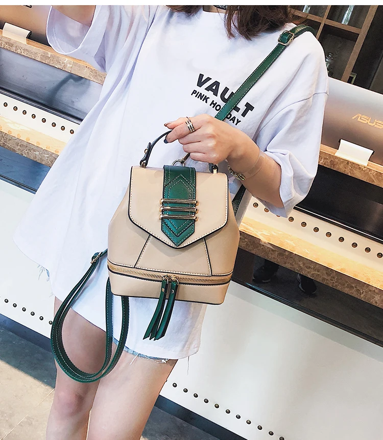 2019 marca de luxo projetado casual couro com zíper sac LW-19