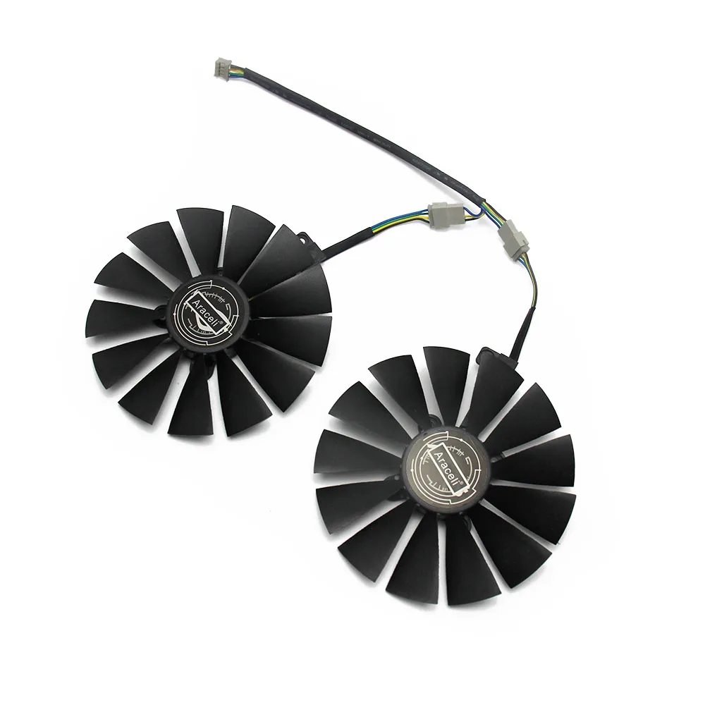 Кулер T129215SM 95 мм вентилятор охлаждения для игровой видеокарты ASUS STRIX RX 470 580 570 GTX