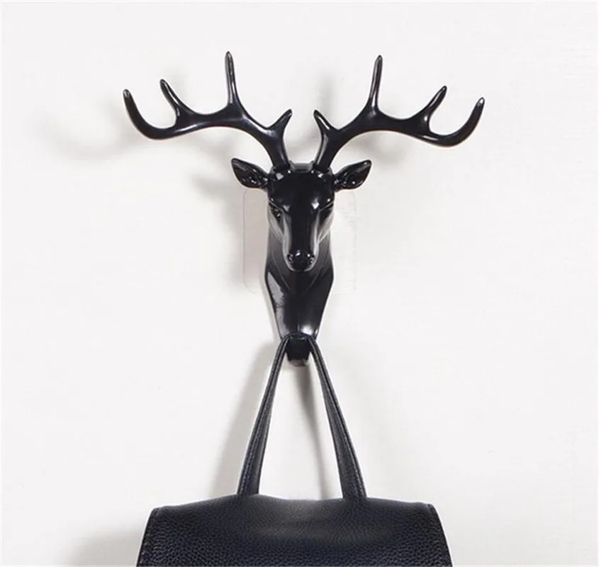 Nordic Wall Decor Hooks Antlers American Style Household Decor Hooks Multi purpose Wall Coat ...