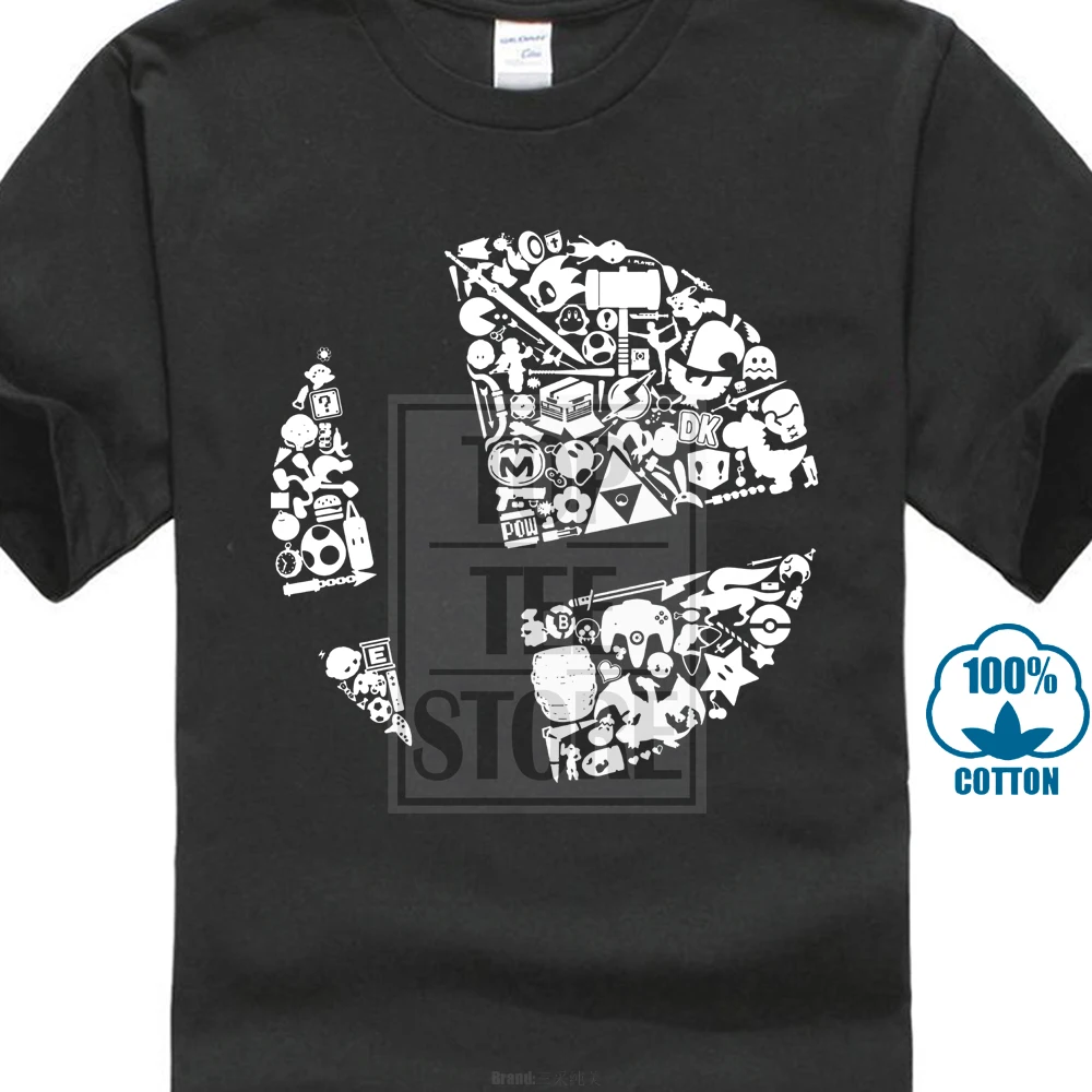 

Printed Fashion Design Men All Things Smash Final Super Smash Bros T Shirt Boys Guys Clothing Short Sleeve 100%Cotton T Shirts