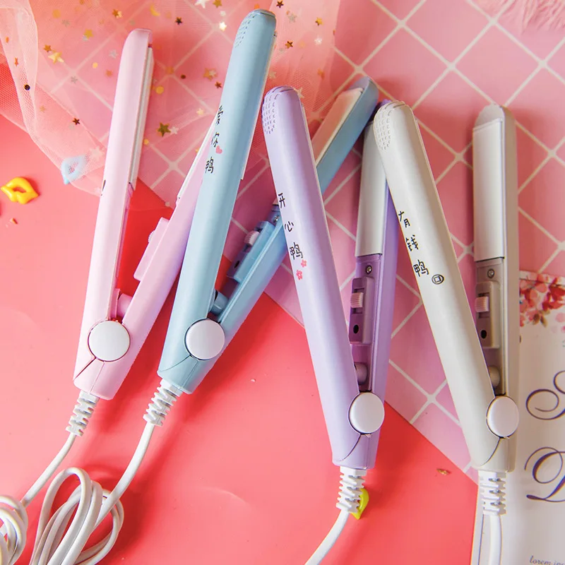 

Creative Duck Cartoon Mini Hair Straightener Fresh Color Student Dormitory Hair Styling Tools Personal Hair Curling Appliance