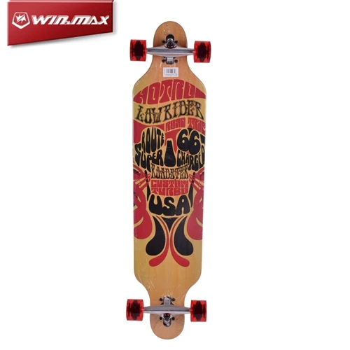 Winmax 42 inch Skateboard Drop Down Cruiser Through long distance