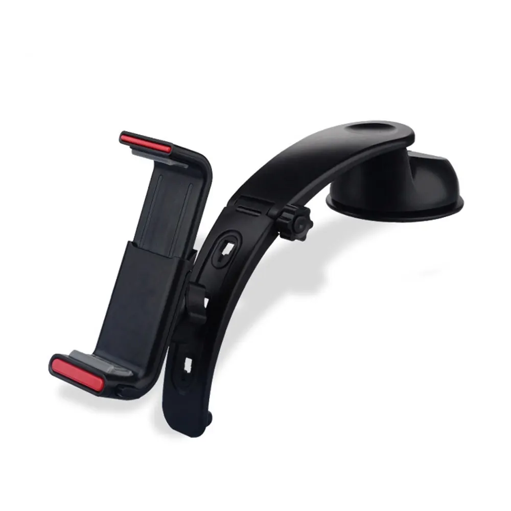 Universal 3 in 1 Long Arm 360 Degree Rotation Car Windshield Phone Holder Mount Cradle Suction