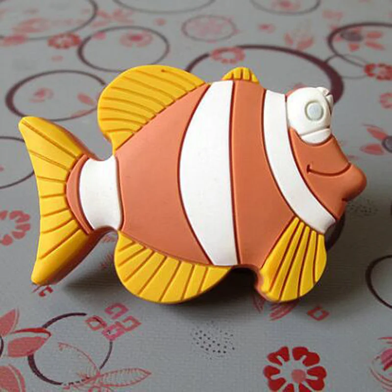 Kids Dresser Knobs Pulls Childrens Drawer Knob Handles Fish Knobs