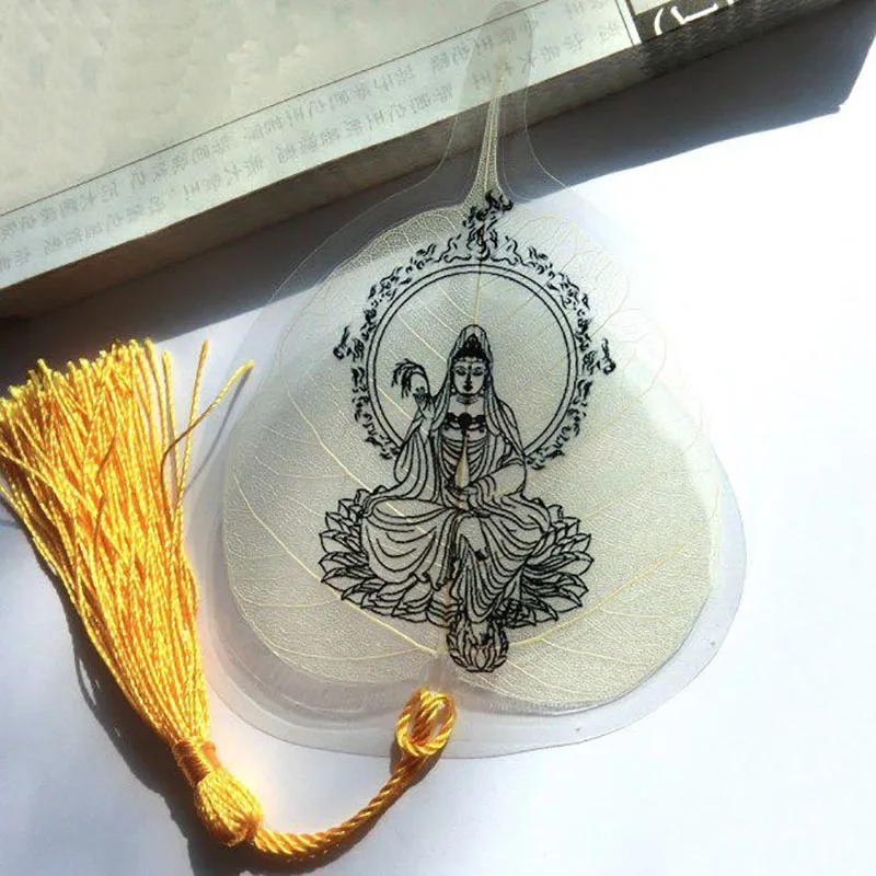 

1pc Bodhi Vein Bookmark Creative Chinese Wind Tassel Bookmarks Collectibles Boekenlegger Stationery Creative School Supplies