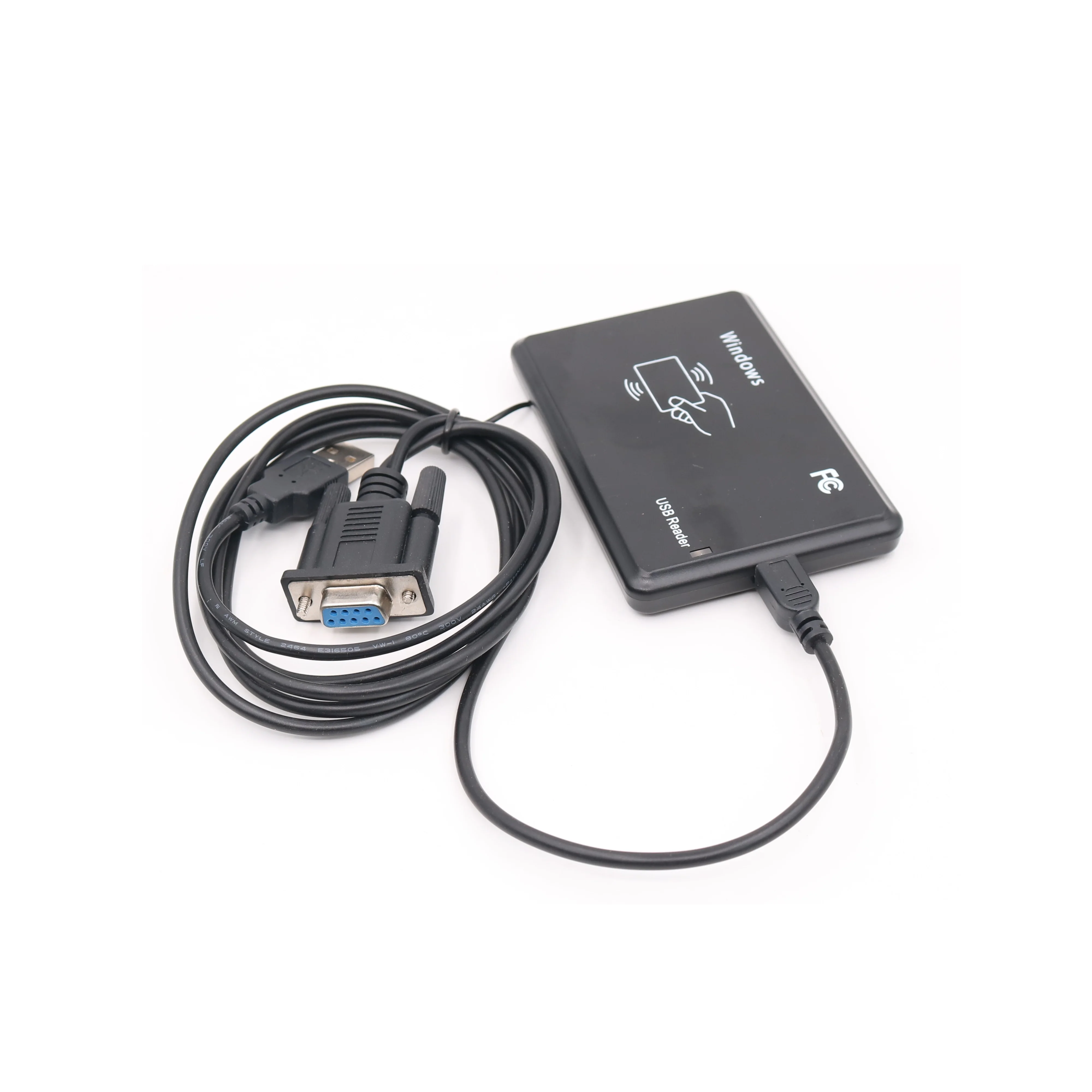 dayToy Lector RFID de FissaiD, lector de tarjetas RFID USB EM4100 de  125Khz, número de tarjeta de salida configurable