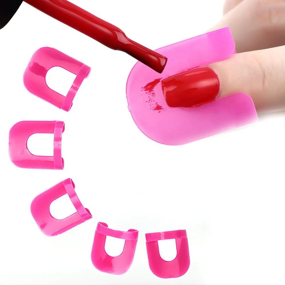 26 Pcs/Set Manicure Nail Polish Shield Protector Nail Art Protect