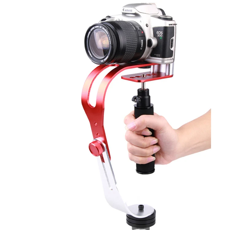Handheld Steadycam Video Steady Cam Stabilizer Adapter Holder For iPh&ne Samsung Gopro Hero HD