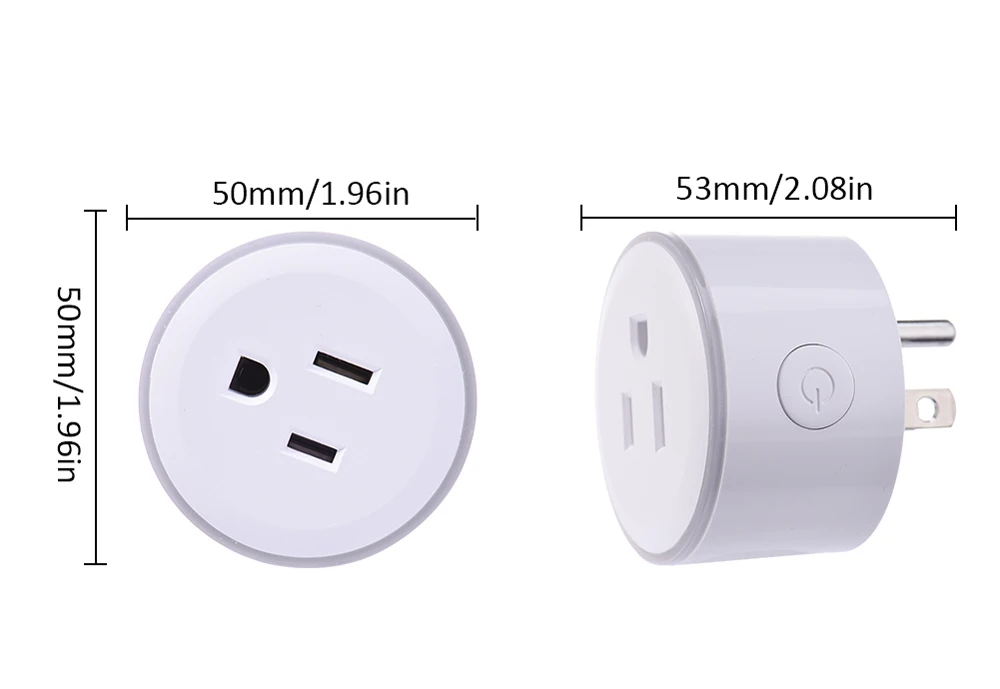 Jiawen сцена свет синхронизации Дистанционное управление Wi-Fi умная розетка США Plug Беспроводной Детская Безопасность Голос умный Управление для Умный дом