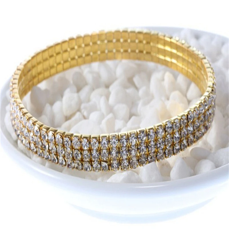 

925 Sterling Silver for Women Ankle Claw Chain Rhinestone Multi-layer Elastic Foot Ring European and American Fashion Jewelry