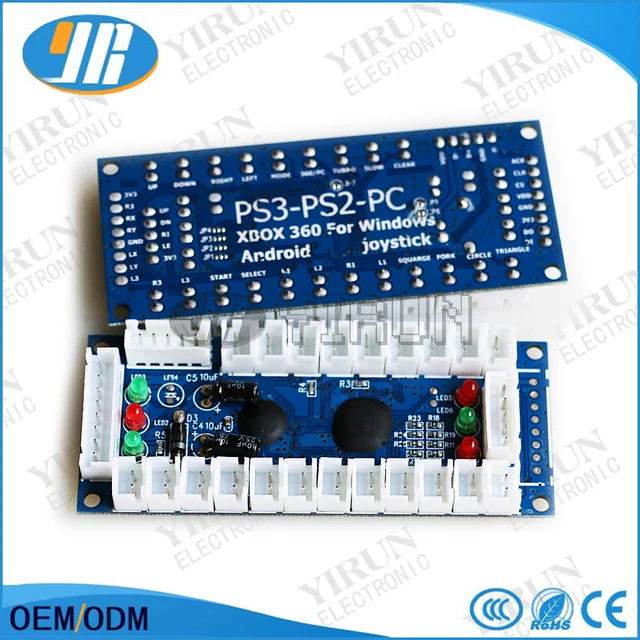 PS2 PS3 PC XBOX360 PCB Arcade joystick USB joystick de PS2 PS3 PC XBOX360 PCB Arcade joystick USB joystick de
