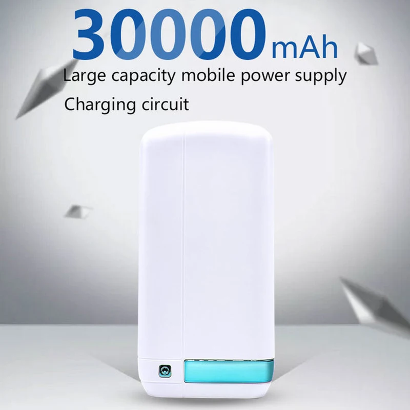 Внешний аккумулятор 30000 мАч Qiuck зарядное устройство 3 USB портативный Smartphonr внешний