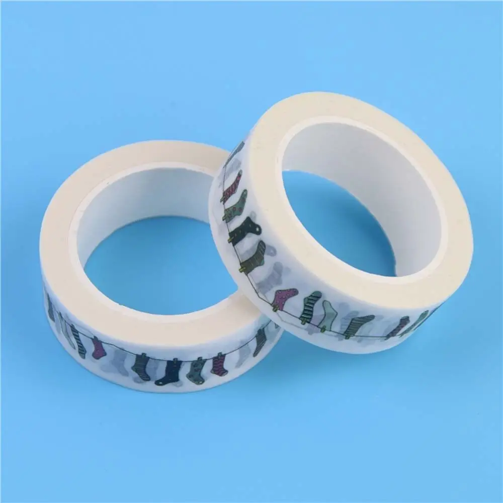 Standok 1pcs Cute Socks Washing Tape DIY Decor Scrapbook Planner