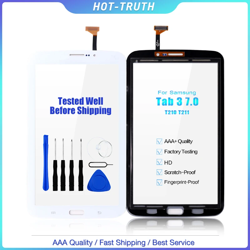 Для Samsung Galaxy Tab 3 7 0 SM T210 T211 сенсорный экран дигитайзер стеклянная панель сенсор