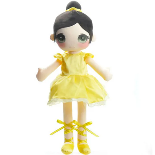 Fancytrader Pop Giant Plush Girls Doll Large Soft Stuffed Lovely Toys Wearing Dress for Baby 90cm 35inch